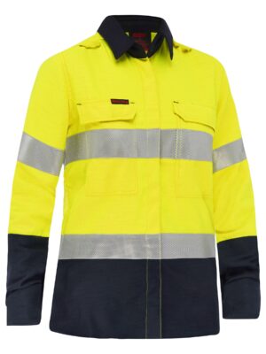 Apex 160 Women's Taped Hi Vis FR Ripstop Vented Sh Apex 160 Women's Taped Hi Vis FR Ripstop Vented Sh