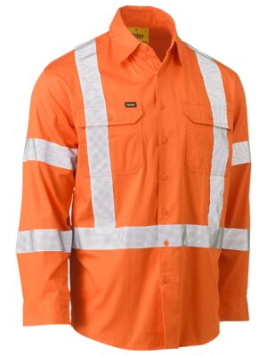X Taped Biomotion Hi Vis Cool Lightweight Drill Sh X Taped Biomotion Hi Vis Cool Lightweight Drill Sh