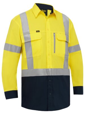 X Taped Hi Vis Stretch Cotton Shirt X Taped Hi Vis Stretch Cotton Shirt