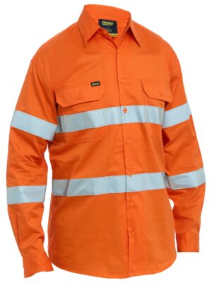 Taped Hi Vis Cool Lightweight Drill Shirt Taped Hi Vis Cool Lightweight Drill Shirt