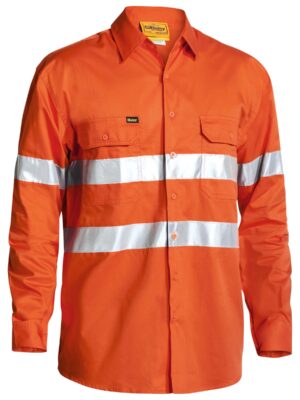 Taped Hi Vis Cool Lightweight Drill Shirt Taped Hi Vis Cool Lightweight Drill Shirt
