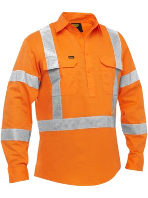 X Taped Closed Front Hi Vis Cool Lightweight Drill X Taped Closed Front Hi Vis Cool Lightweight Drill