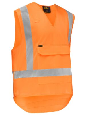 X Taped Hi Vis Detachable Safety Vest X Taped Hi Vis Detachable Safety Vest