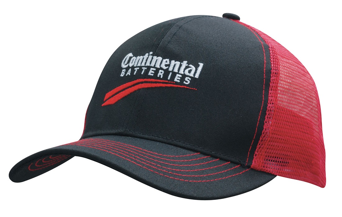 Breathable Poly Twill Mesh Back Cap