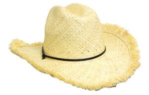 Frayed Edge Cowboy Straw Hat Frayed Edge Cowboy Straw Hat