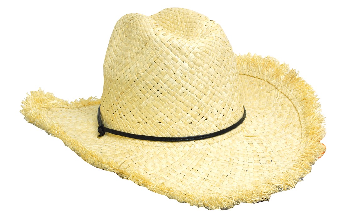 Frayed Edge Cowboy Straw Hat